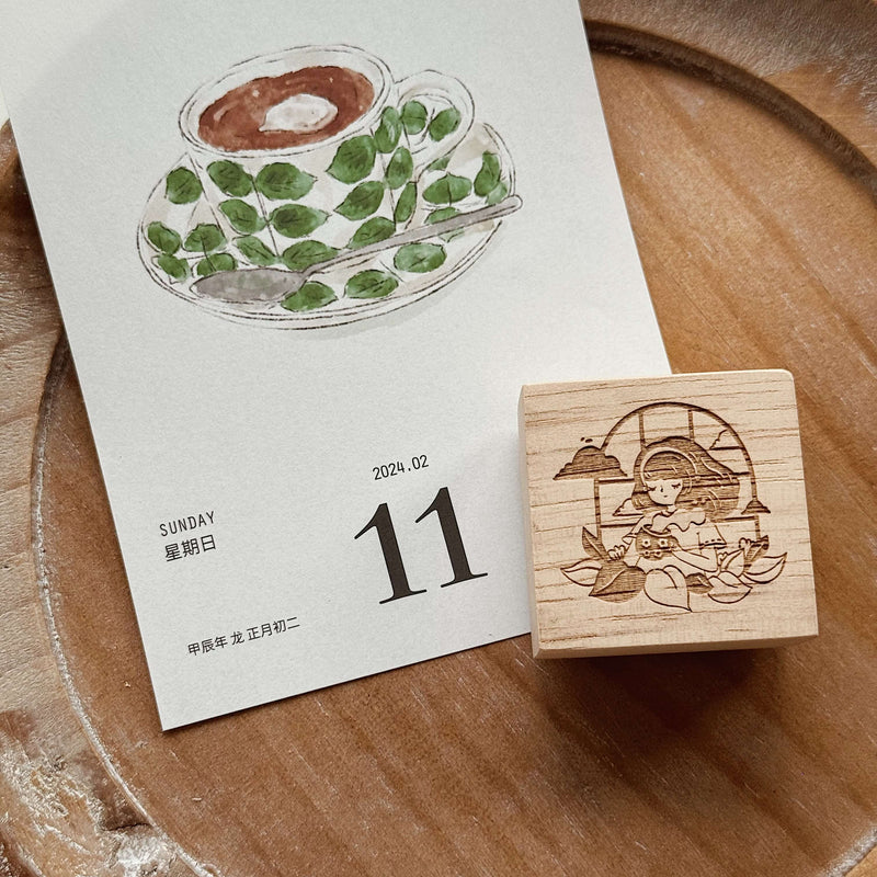 som x sho.happiness Rubber Stamp: Brewed Serendipity