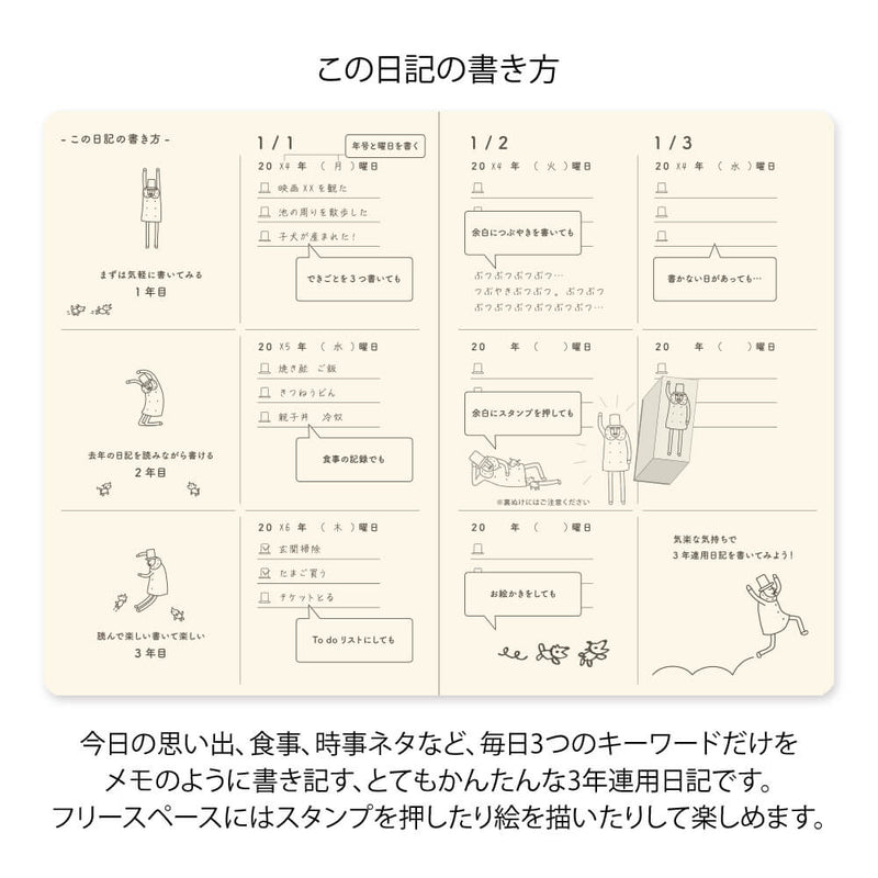 MD Ojisan 30th Anniversary: 3 Years Diary Book