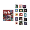 Postage Stamp Sticker Flakes - Post Santa