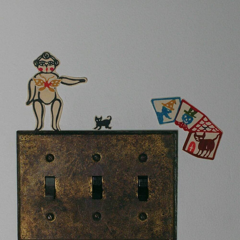 Classiky x Mihoko Seki Stencil Dyeing Paper Seals - Doll