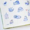 dodolulu PET Tape: Blue and white