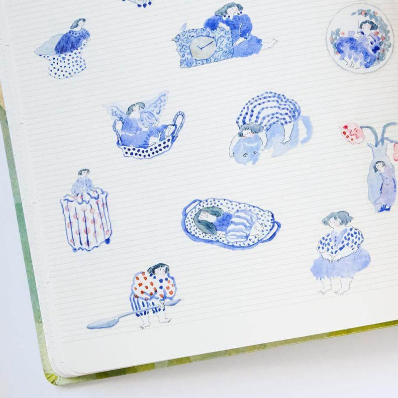 dodolulu PET Tape: Blue and white