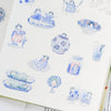 dodolulu PET Tape: Blue and white