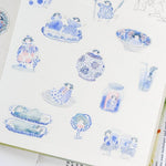 dodolulu PET Tape: Blue and white