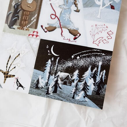 misshoegg Sticker Sheet - Snowy Days