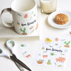 MU Crystal Print-On Sticker - 005 Yellow flowers in Summer