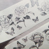 modaizhi Washi Tape - Camellia (Black & Brown)