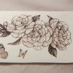 modaizhi Washi Tape - Camellia (Black & Brown)