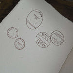 2025 Postmark Rubber Stamp: Revision ver.