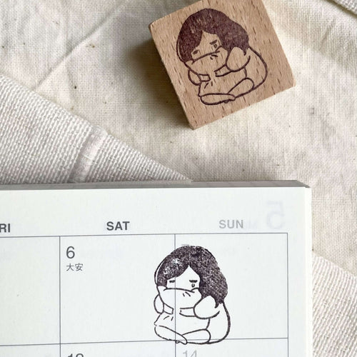 msbulat Rubber Stamp - Feel the feels