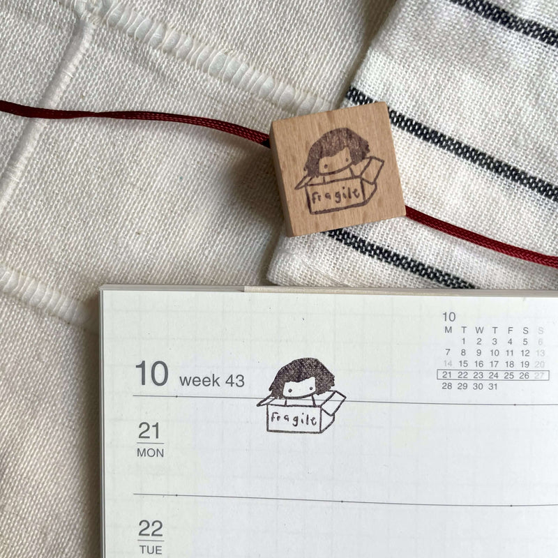 msbulat Rubber Stamp - Fragile