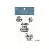 MU Crystal Print-On Sticker - 016 Positive vibes