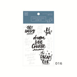MU Crystal Print-On Sticker - 016 Positive vibes