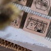 Bear & Girl: Travel Together Rubber Stamp