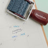 Shachihata x Furukawashiko Rotating Decoration Stamp - Watashi Biyori (My Perfect Day)