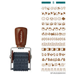 Shachihata x Furukawashiko Rotating Decoration Stamp - Watashi Biyori (My Perfect Day)