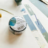 Yoko Inoue Five Elements Washi Tape - Water (18mm)