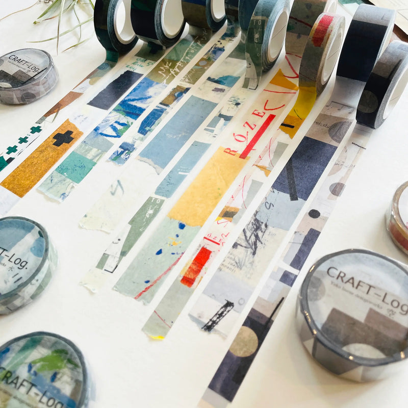 Yoko Inoue Five Elements Washi Tape - Water (18mm)