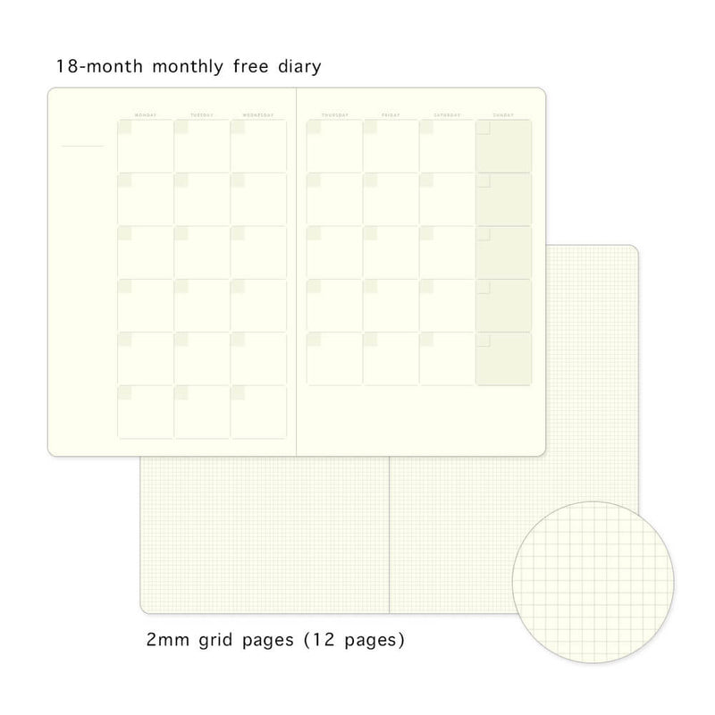 MD Yuru Log Notebook - Monthly Free Diary