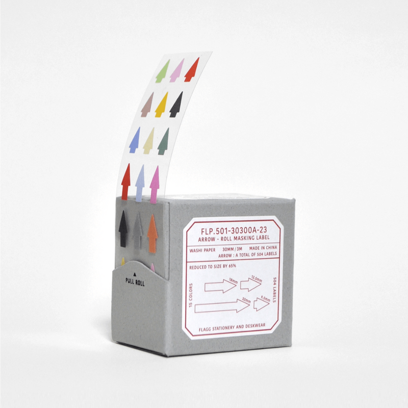 flagg Roll Masking Label - Arrow