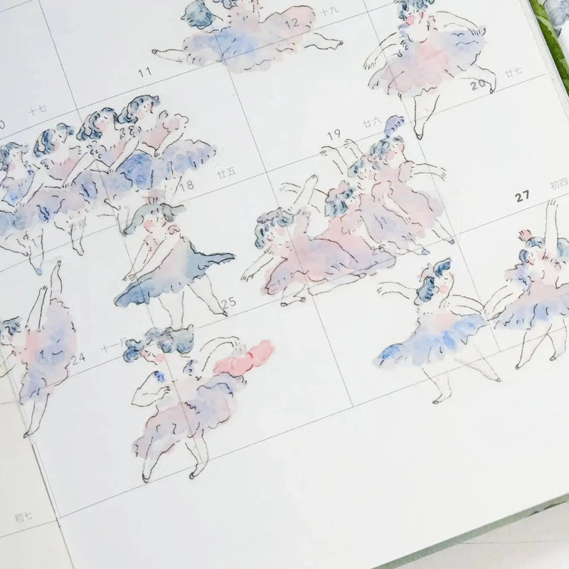 dodolulu Sticker Sheet: Some Ballerinas