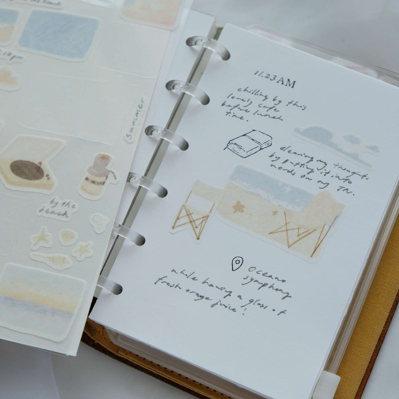 Beach & Breeze Washi Sticker