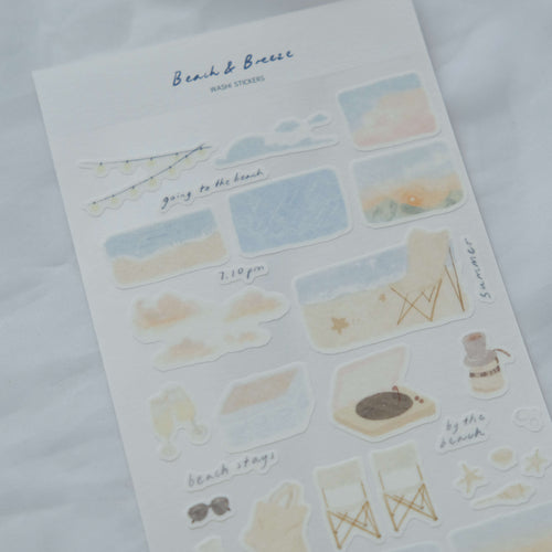 Beach & Breeze Washi Sticker