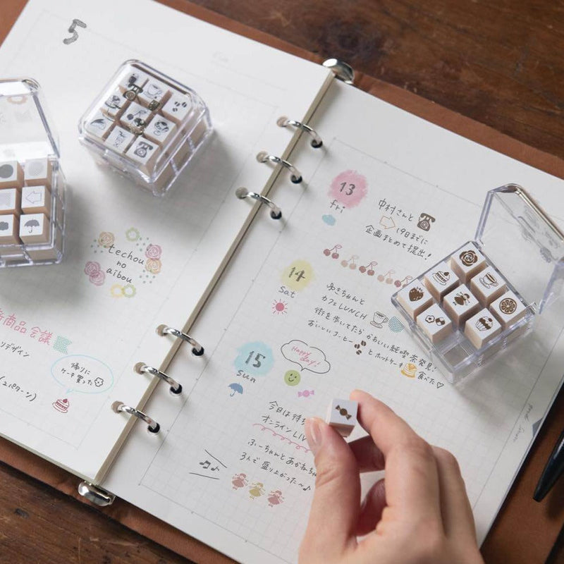 Beverly Aibo Mini Rubber Stamp - About Life