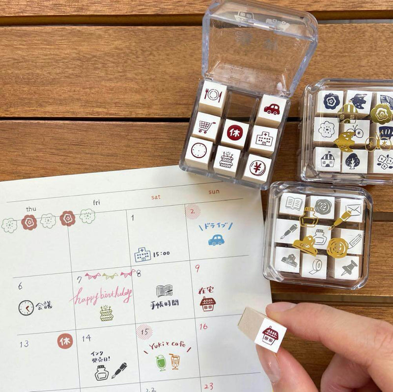 Beverly Aibo Mini Rubber Stamp - About Life