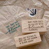 SOMe Phrase Rubber Stamp - blooming seasons