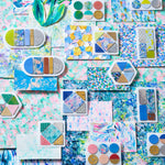 COFFRET SQUARE Cosmetic Motif Film Sticker - Forest Green (COFS002)