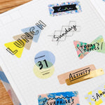 COFFRET BAR Cosmetic Motif Film Sticker - Chiffon Yellow (COFB003)