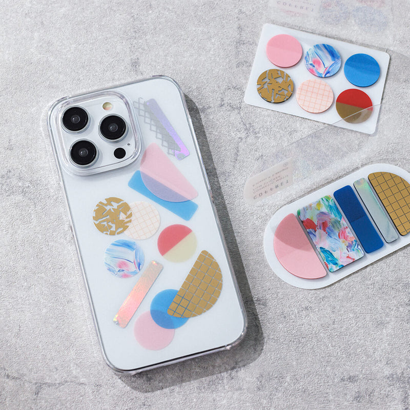 COFFRET CIRCLE Cosmetic Motif Film Sticker - Forest Green (COFC002)