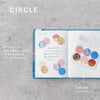 COFFRET CIRCLE Cosmetic Motif Film Sticker - Forest Green (COFC002)