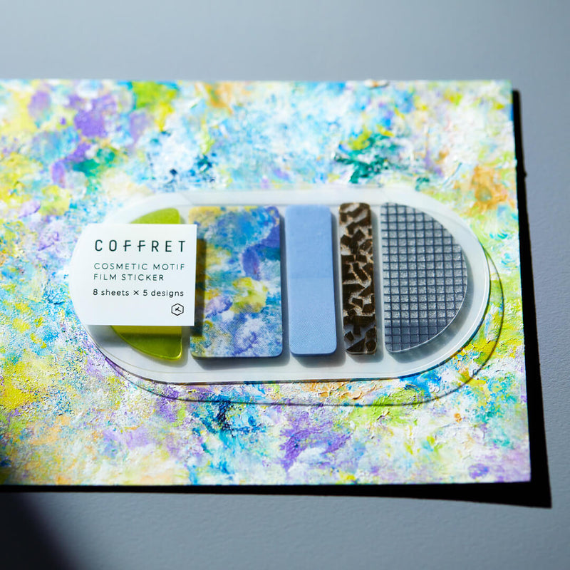 COFFRET ROUND Cosmetic Motif Film Sticker - Forest Green (COFR002)