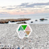 COFFRET TRIANGLE Cosmetic Motif Film Sticker - Horizon Blue (COFT001)