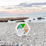 COFFRET TRIANGLE Cosmetic Motif Film Sticker - Horizon Blue (COFT001)