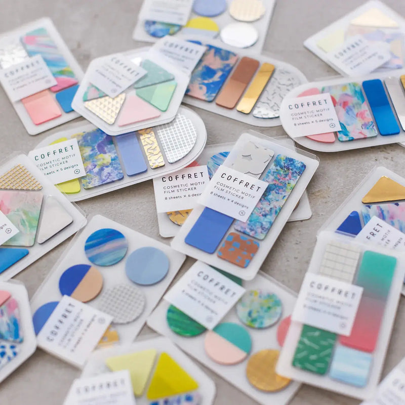 COFFRET BAR Cosmetic Motif Film Sticker - Chiffon Yellow (COFB003)