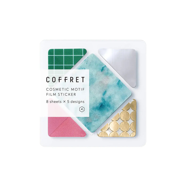 COFFRET SQUARE Cosmetic Motif Film Sticker - Forest Green (COFS002)