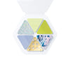 COFFRET TRIANGLE Cosmetic Motif Film Sticker - Chiffon Yellow (COFT003)
