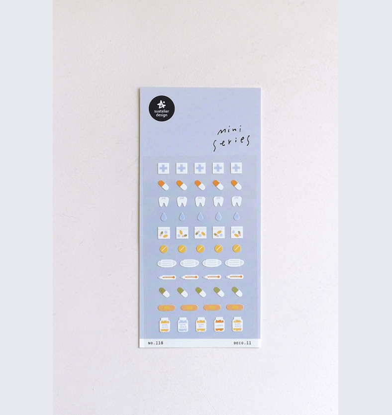 Suatelier Mini Sticker - Deco.11 (medicine)