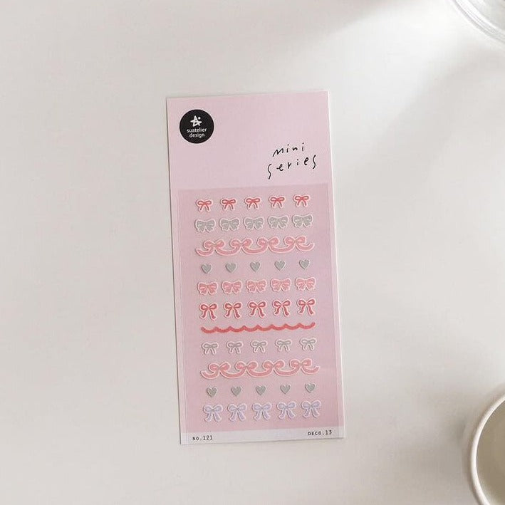 Suatelier Mini Sticker - Deco.13 (Ribbons)