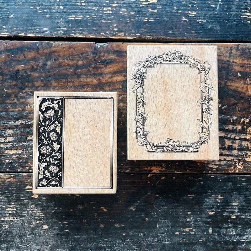 OURS Flower Frame Rubber Stamp - B