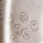 2025 Postmark Rubber Stamp: Revision ver.