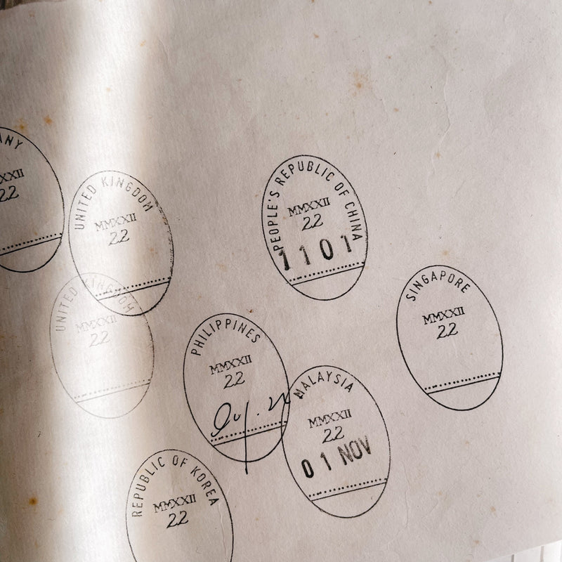 2025 Postmark Rubber Stamp: Revision ver.