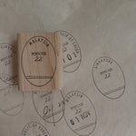 2025 Postmark Rubber Stamp: Revision ver.