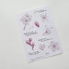 som x maru paper Sticker Sheet: Celebrate Every Phases of Flowers