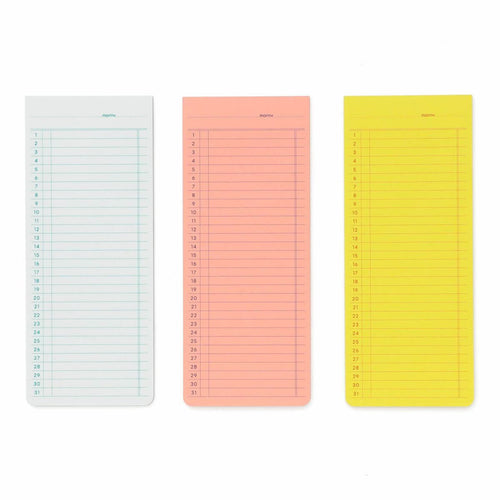 Penco Sticky Memo Pad Monthly