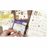 Furukawashiko Sticker Sheet - Museum Animals // Rabbit with Pearl Earring