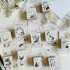 Mitobe Naoko Rubber Stamp - Reading Tree